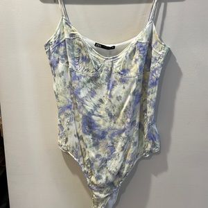 Zara corset style bodysuit